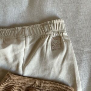 Kids Cream and Tan Bottoms